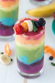 Rainbow Sherbet Smoothie